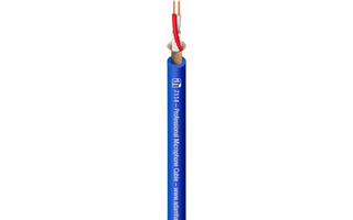 Adam Hall Cables 7114 BLU Cable de Micro 2 x 0,31 mm² azul 100 metros