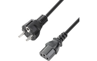 Adam Hall Cables 8101 KA 0050 Cable eléctrico CEE 7/7 - C13 0,5 m