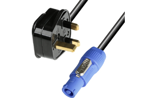 Cable de alimentación Powercon conector Uk
