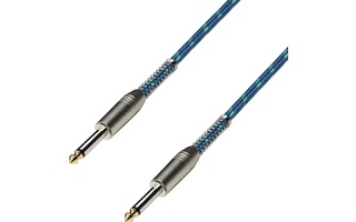 Adam Hall Cables K3 IPP 0900 V Cable de Instrumento Vintage de Jack 6,3 mm mono a Jack 6,3 mm mo