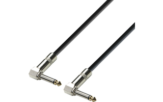 Adam Hall Cables K3 IRR 0030 Cable de Instrumento de Jack 6,3 mm mono acodado a Jack 6,3 mm mono