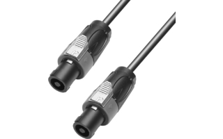 Adam Hall Cables K 4 S 415 SS 0500 Cable de Altavoz 4 x 1,5 mm² Conector de Altavoz estándar 4 P