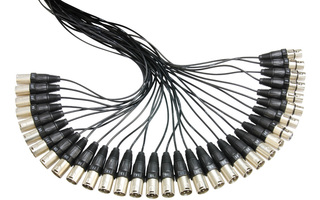 Adam Hall Cables K 32 C 50 - Manguera de Cable con Cajetín de Escenario 24/8 50 m