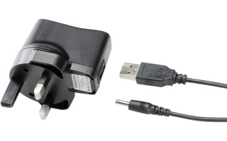 Adam Hall Stands SLED PS USB UK Adaptador de corriente universal de 5 V USB/toma de continua