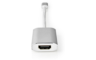 Adaptador USB - USB 3.2 Gen 1 - USB-C™ Macho - HDMI ™ hembra - Power delivery - 0.20 m - Redondo