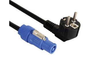 Imagenes de CABLE CON CONECTOR SCHUKO A CONECTOR POWERCON 230V - 1.8m - PVC
