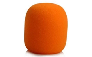 Antiviento para micrófono color Naranja
