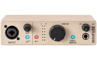 Arturia MiniFuse 1 Champagne
