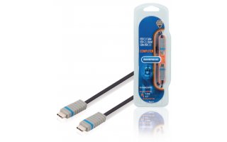USB 3.1 C macho - C macho de 1,00 m
