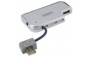 Concentrador USB 2.0 de 4 Puertos para Portátil