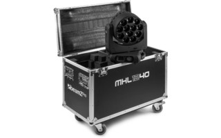 MHL1240 LED Moving Head Zoom 12x40W 2 pieces in Flightcase
