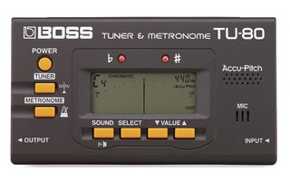 BOSS TU-80 Tuner & Metronome