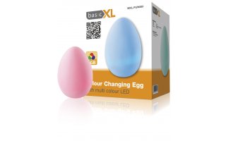Huevo con LED de colores cambiantes