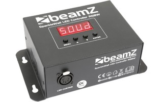 BeamZ Cortina LED 40 RGBW 1x2 metros + controlador + funda 