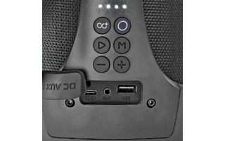 Boombox Bluetooth® Party - Hasta 6 horas - 2.0 - 50 W - Reproducción de medios: AUX / USB - IPX5