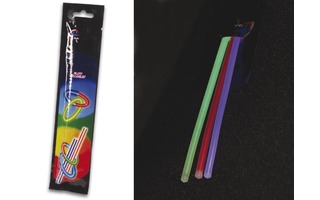 Imagenes de Juego de barritas luminiscentes - Ø 0.5 x 20 cm - Diferentes colores (3 uds./caja)