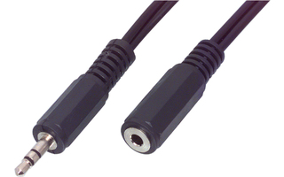 Conector estéreo macho - hembra de 3.5mm 10M