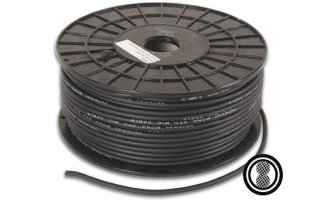 Cable OFC para micrófono estéreo - Negro