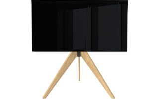 Cavus TV Floor Stand Triangle OAK 120cm VESA 400 x 400
