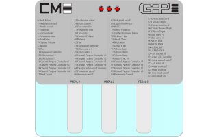 CME GPP-3 - Pedalera MIDI / USB