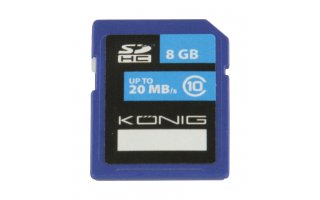 Tarjeta de memoria SDHC Clase 10 de 8 GB