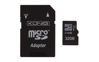 Tarjeta de memoria microSDHC Clase 10 32 GB