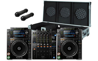 Cabina DJ - Pioneer Nexus 2 -2x CDJ2000 NXS2 + DJM-900 NXS2 + FlightCase