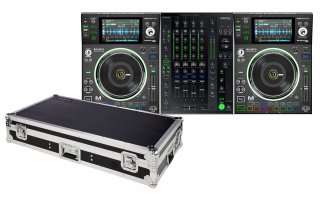 Cabina DJ Pime 2x SC5000M + X1800 con FlightCase