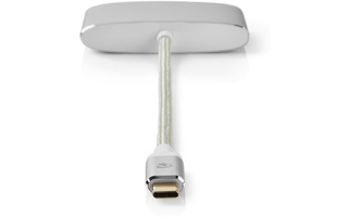 Cable Adaptador Multipuerto USB Tipo C - Tipo C Macho - USB A Hembra + Salida HDMI™ + USB Tipo C