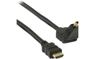Cable HDMI de alta velocidad con conector HDMI Ethernet conector HDMI giratorio de 5.00 m en col