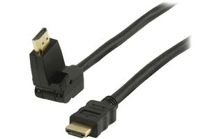 Cable HDMI de alta velocidad con conector HDMI Ethernet conector HDMI giratorio de 5.00 m en col