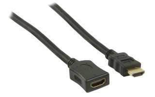 Cable HDMI de alta velocidad con conector HDMI y cable de extensión Ethernet entrada HDMI de 1.0