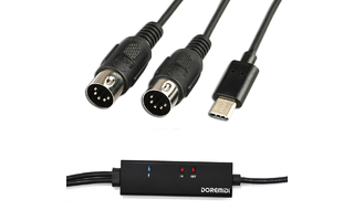 Cable MIDI a USB-c