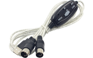 Cable MIDI a USB ( 1,8 Metros )
