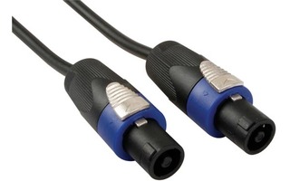 Cable SpeakON conector macho a macho, 2 polos , azul , 3 metros