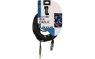Imagenes de 2x Cable XLR Profesional, XLR Hembra a Jack Mono 6.35mm (10m) - Pareja de cables - Reacondiciona