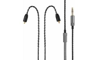 Cable de Audio de Actualización Cable de Auriculares con Reemplazo de Micrófono para Shure SE215 SE425 SE535 Color : Negro 