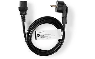 Imagenes de Cable de Alimentación - Schuko Macho - IEC-320-C13 - 2,0 m - Negro - Nedis CEGT10000BK20