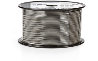 Cable de Audio Compensado - 2x 0,16 mm² - 100 m - En bobina - Gris - Nedis COTR15000GY100