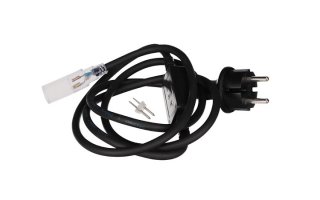 Cable de alimentación para mangueras luminosas con LEDs - Resistente al agua - 1 ud
