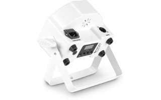 Cameo FLAT PAR CAN RGB 10 IR WH - Foco PAR LED RGB plano Spot 144 x 10 mm  con Carcasa blanca co