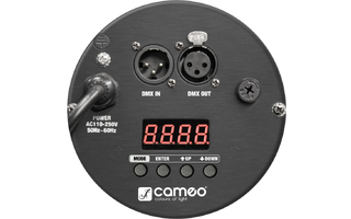 Cameo Studio PAR 64 CAN RGBA Q 8W - Foco PAR LED de cuatro colores RGBA 18 x 8 W con Carcasa neg