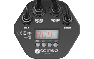 Cameo Outdoor PAR TRI 12 IP 65 - Foco Outdoor PAR LED tricolor RGB 12 x 3 W con carcasa negra