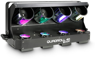 Cameo QuadRoll 40 - Escáner de 4 cabezas con reflector cilíndrico