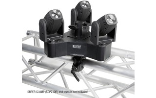 Cameo HYDRABEAM 300 W - Set con 3 cabezas móviles ultrarrápidas de LEDs LumiEngin de 10 W