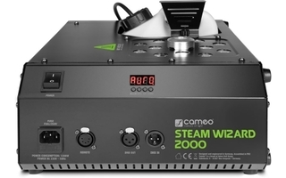 Cameo STEAM WIZARD 2000 Máquina de niebla con LED RGBA que añaden efectos de color a la niebla