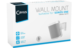 Cavus CMSOW - Soporte de pared para Sonos One Blanco