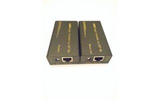 Extendesor HDMI hasta 60 Metros con cable CAT-6E (Emisor / Receptor)