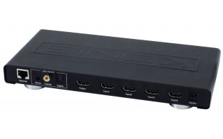 Conmutador HDMI de 4 puertos con ethernet y canal de retorno de audio