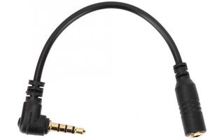 compartir Pericia límite MySC4 - Cable Mini-Jack 3,5mm TRS a 4 polos TRRS macho para micrófono -  DJMania